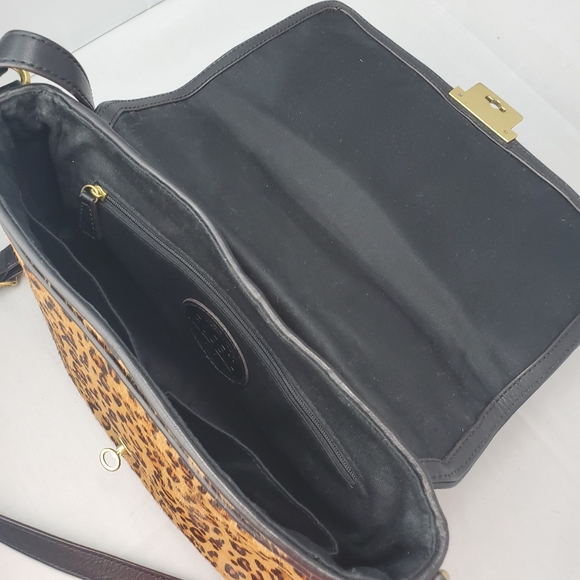 Fossil Memoir Cheetah Leather Crossbody Bag - Picture 3 of 17